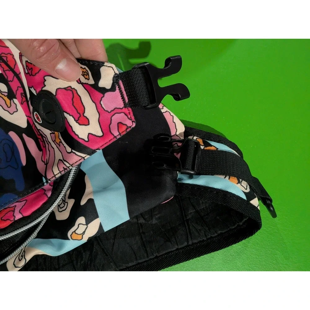 Moiso Sling Bag Camo Multicolor Crossbody Pink Purple‎ Blue - Picture 6 of 9